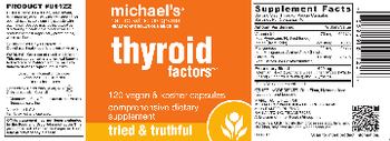 Michael's Naturopathic Programs Thyroid Factors - comprehensive supplement