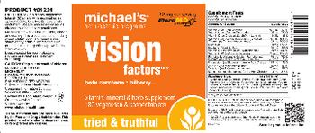 Michael's Naturopathic Programs Vision Factors - vitamin mineral herb supplement