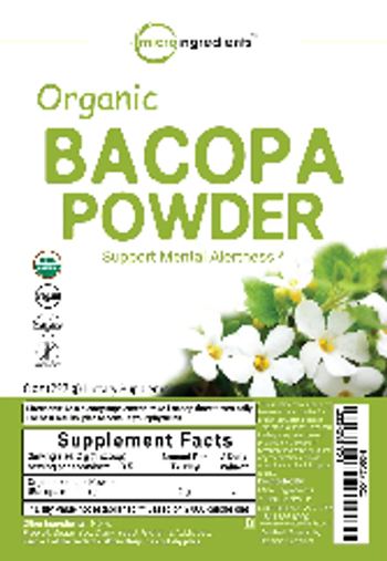 Micro Ingredients Bacopa Powder - supplement