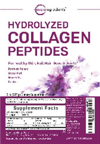 Micro Ingredients Hydrolyzed Collagen Peptides - supplement powder