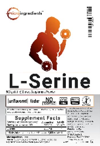Micro Ingredients L-Serine Unflavored - supplement powder