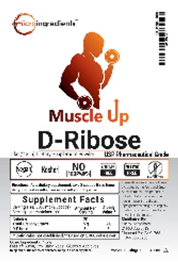 Micro Ingredients Musclue Up D-Ribose - supplement powder