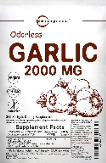 Micro Ingredients Odorless Garlic 2000 mg - supplement