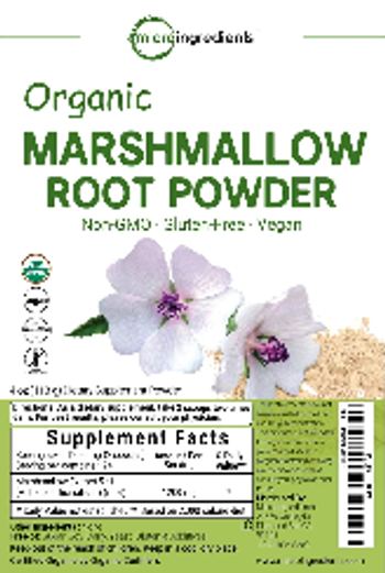 Micro Ingredients Organic Marshmallow Root Powder - supplement powder