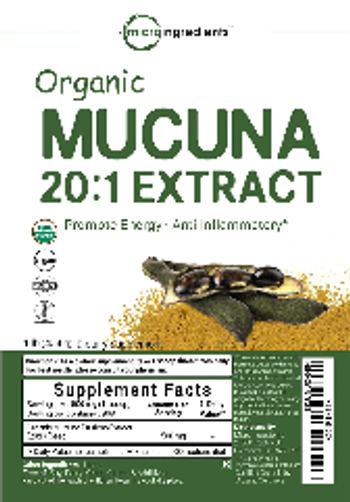 Micro Ingredients Organic Mucuna 20:1 Extract - supplement
