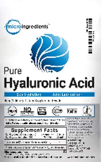 Micro Ingredients Pure Hyaluronic Acid - supplement powder