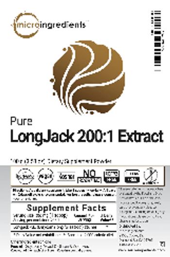 Micro Ingredients Pure LongJack 200:1 Extract - supplement powder