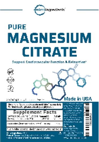 Micro Ingredients Pure Magnesium Citrate - supplement powder