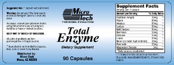 Micro-Tech Professional Formulations Total Enzyme - supplement
