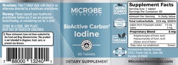 Microbe Formulas BioActive Carbon Iodine - supplement
