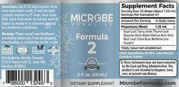 Microbe Formulas Formula 2 - supplement
