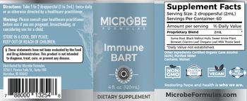 Microbe Formulas Immune Bart - supplement