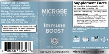 Microbe Formulas Immune Boost - supplement