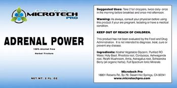 Microtech Pro Adrenal Power - supplement