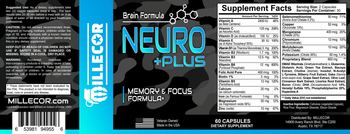 Millecor Brain Formula Neuro Plus - supplement