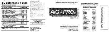 Miller Pharmacal Group A/G - Pro - supplement