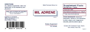Miller Pharmacal Group, Inc. Mil Adrene - supplement