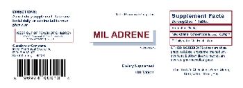 Miller Pharmacal Group MIL Adrene - supplement