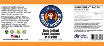 Mimi's Miracle Minerals - supplement