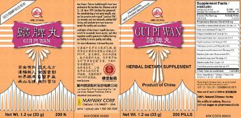 Min Shan Gui Pi Wan - herbal supplement