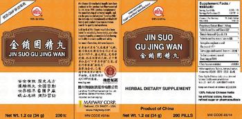 Min Shan Jin Suo Gu Jing Wan - herbal supplement