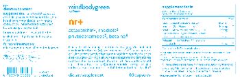 Mindbodygreen nr+ - supplement