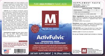 Mineralife ActivFulvic - supplement