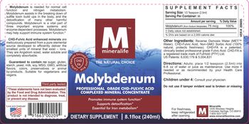 Mineralife Molybdenum - supplement