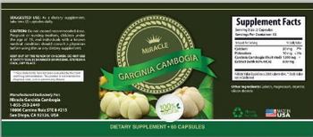 Miracle Garcinia Cambogia - supplement