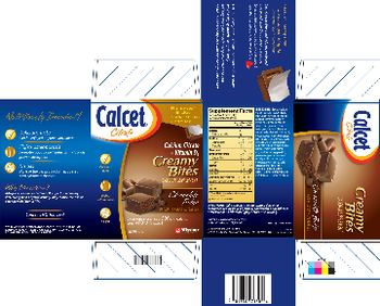 Mission Pharmacal Calcet Citrate Creamy Bites Chocolate Fudge - calcium supplement