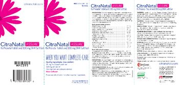 Mission Pharmacal CitraNatal Assure DHA Soft Gel - supplement