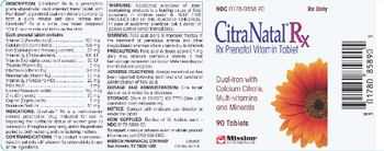 Mission Pharmacal CitraNatal Rx - 