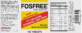 Mission Pharmacal Fosfree - supplement