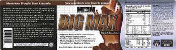 MM Sports Nutrition Big Max Rich Chocolate - supplement
