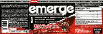 MM Sports Nutrition Emerge Wild Cherry Tart - supplement