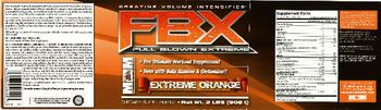 MM Sports Nutrition FBX Extreme Orange - supplement