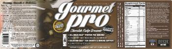 MM Sports Nutrition Gourmet Pro Chocolate Fudge Brownie - supplement
