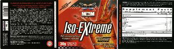 MM Sports Nutrition Iso-Extreme Extreme Orange Crush Flavor! - supplement powder