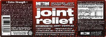 MM Sports Nutrition Joint Relief - supplement