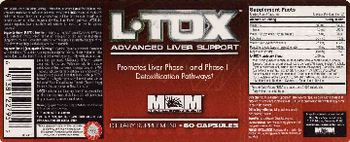 MM Sports Nutrition L-Tox - supplement