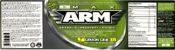 MM Sports Nutrition Max ARM Lemon Lime - supplement