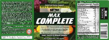 MM Sports Nutrition Max Complete - supplement