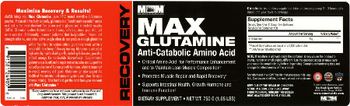 MM Sports Nutrition Max Glutamine - supplement