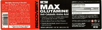 MM Sports Nutrition Max Glutamine - supplement