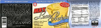 MM Sports Nutrition Max Lean Protein French Vanilla - supplement