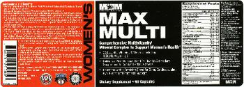 MM Sports Nutrition Max Multi Women's - supplement