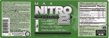 MM Sports Nutrition Max Nitro 2 - supplement