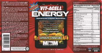 MM Sports Nutrition Max Vit-Acell Energy Citrus Charge - supplement