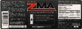 MM Sports Nutrition Max ZMA - supplement