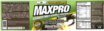 MM Sports Nutrition Maxpro Natural Vanilla - 